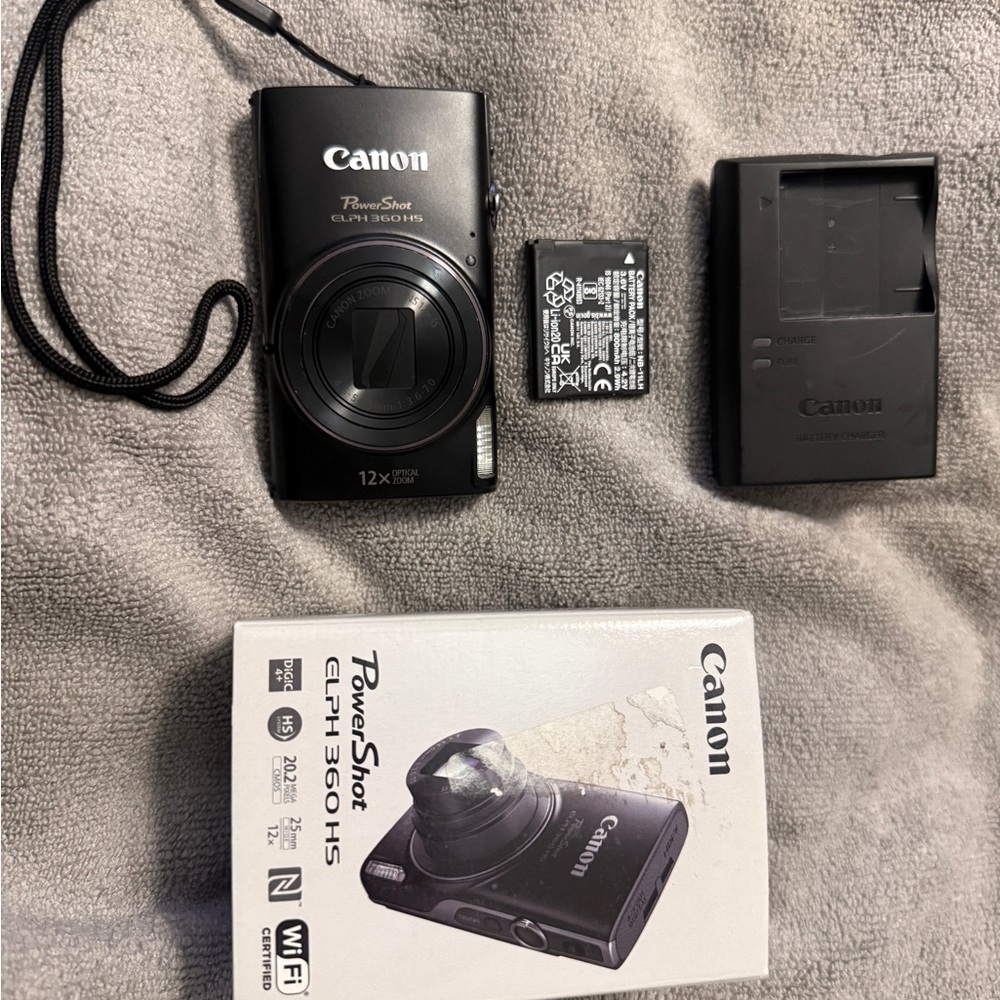 Canon Powershot ELPH 360 HS camera